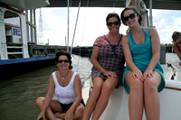 sailboat ride into Galveston bay.