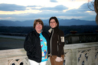 Mom and Rhonda, sunset