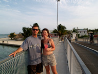 Tim & Rhonda on toll bridge