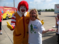 Ronald McDonald and Kathy Frazier