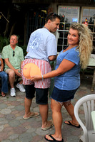 Christy giving him is birthday spanking